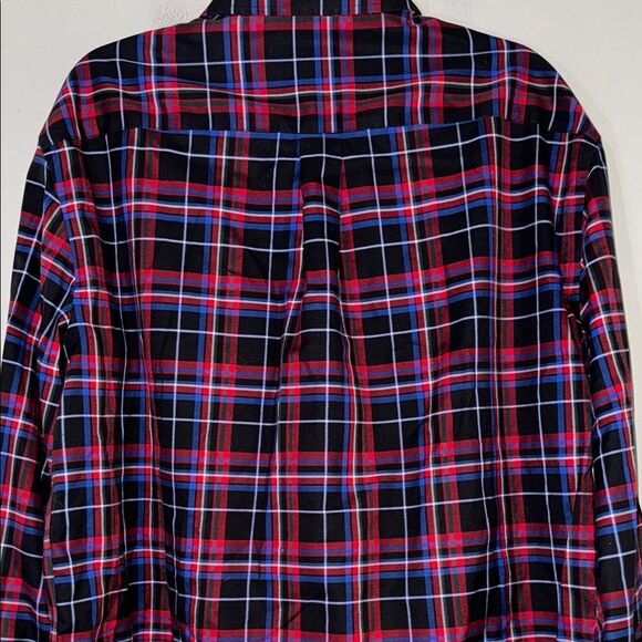 Jos. A. Bank Red and Blue Casual Button Down Shirt - Picture 10 of 10